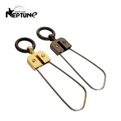 New 2pcs Fishing Stringer Clip Live Fish Lock Buckle Stainless Steel Portable Big Game Fish holder Fishing Snaps Gear Equipment