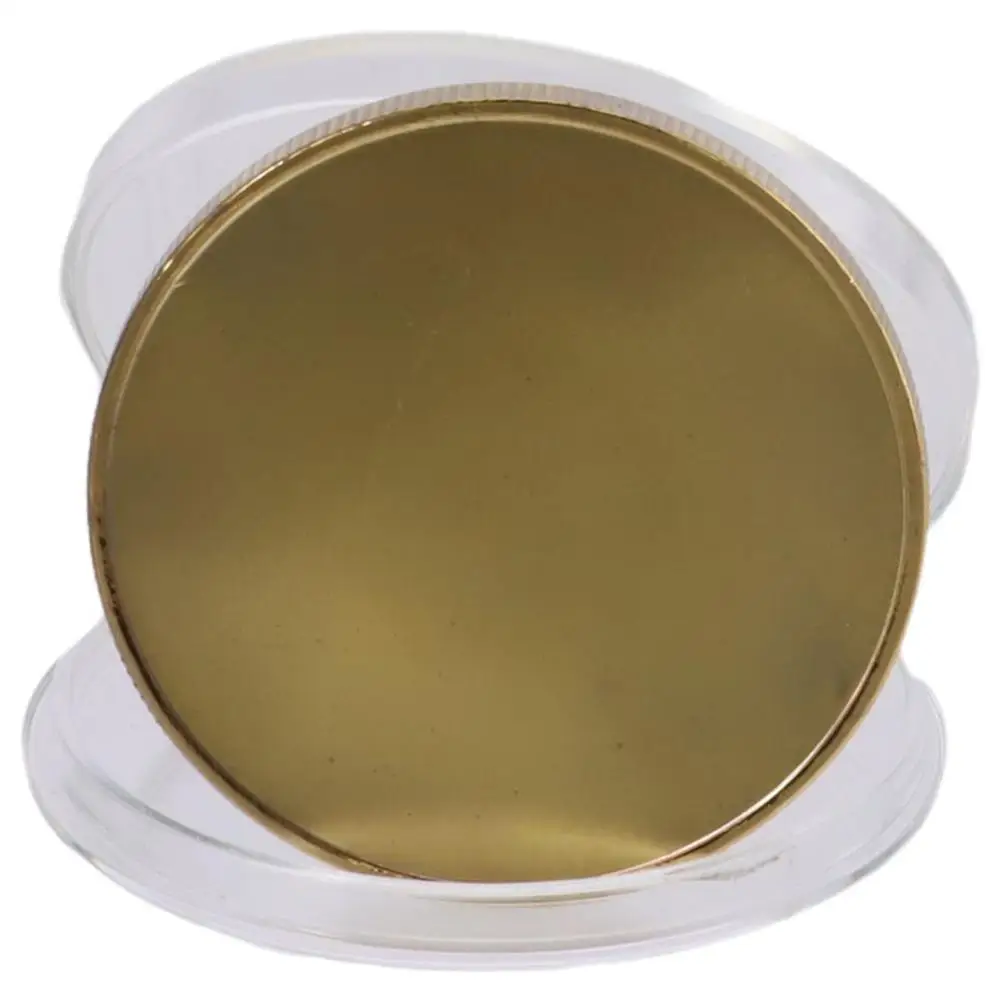 10 sztuk monet do grawerowania metalu, monety 40 mm z akrylowym pudełko ochronne do tworzenia rzeźb i personalizacji odznak