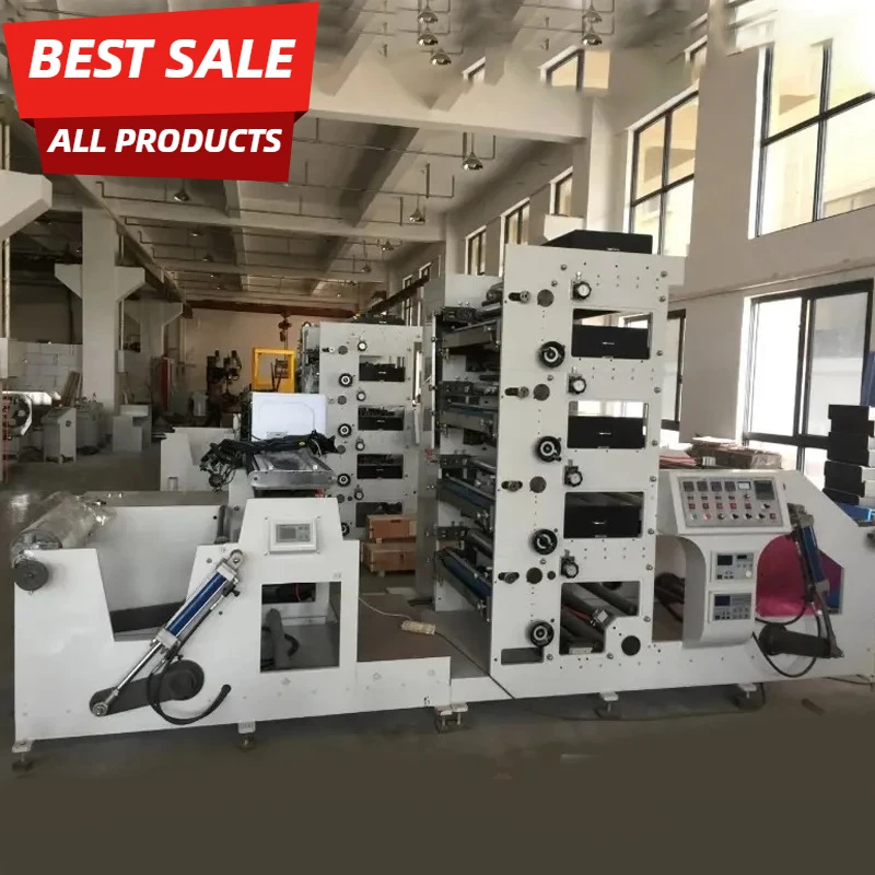 High Speed Flexo Printing Machine Paper Cups Making Processing Equipment Flexographic Printing Production Line for Romania