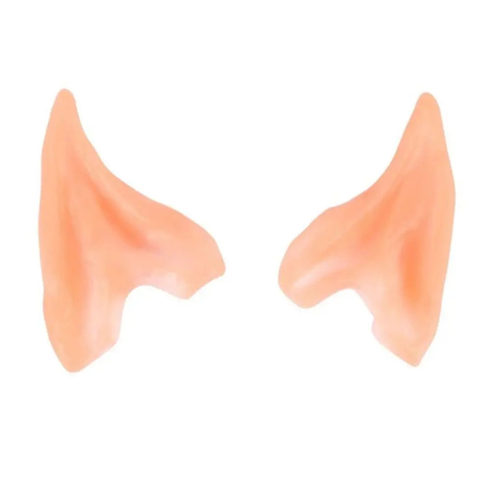 Soft Pointed Prosthetic Ear Elf Ear Dress Up Prop Cosplay Accessories For Halloween Party