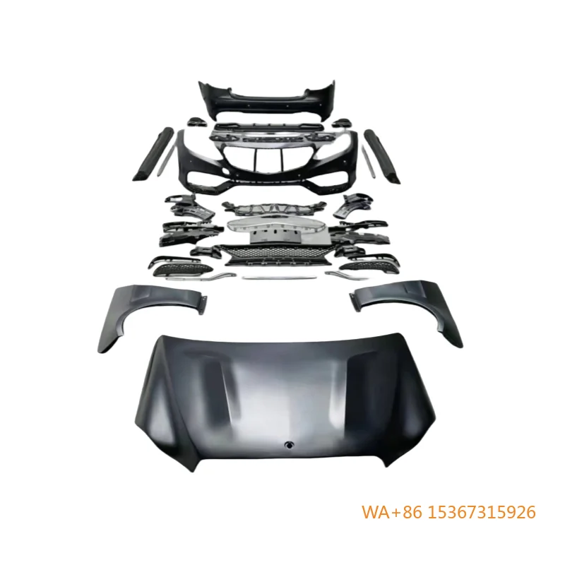 

Upgrade Bolt-On Plastic+ABS New E-Class W212 E63 Front Bumper Enveloping Body Kit