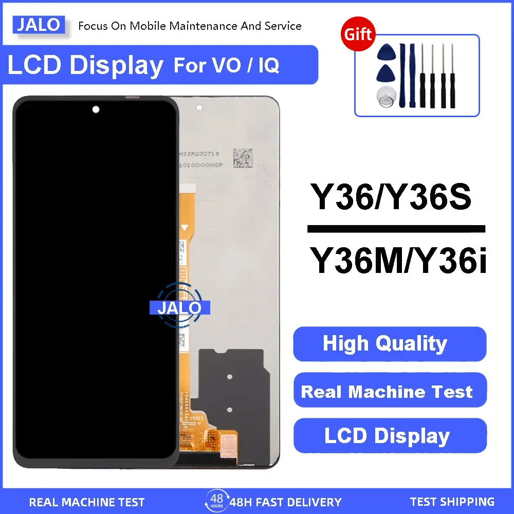 JALO Mobile Phone LCD Screen for VIVO Y76S Y74S Y36 Y36M Y36S S1 V15 V2009 V2248 V1831A Display Touch LCD Panel Replacement