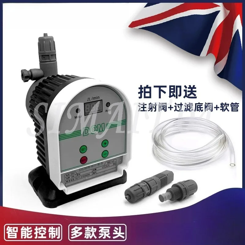 Metering Pump High Precision Electromagnetic Diaphragm Acid and Alkali Corrosion Resistance Remote Control DCM Dosing Pump