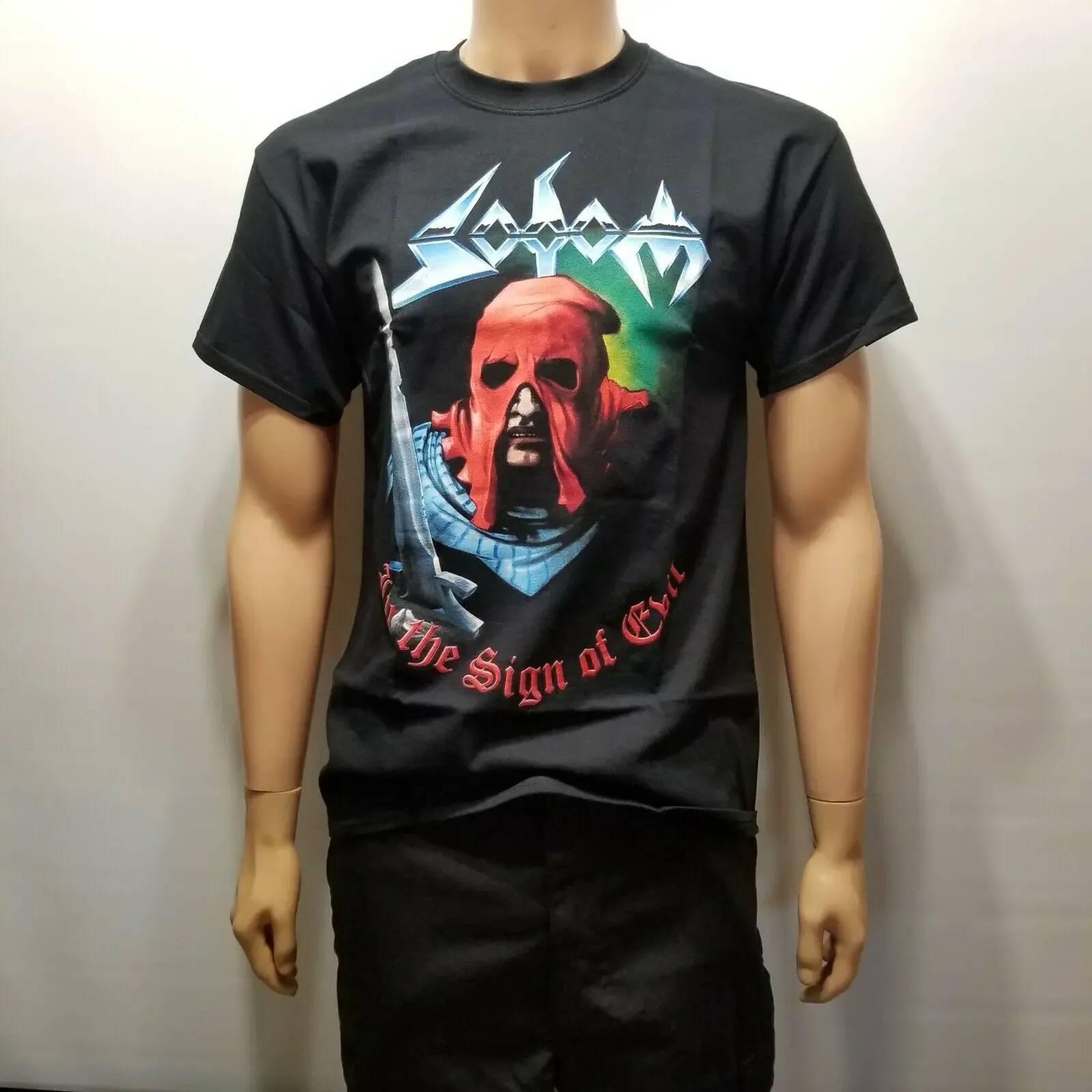 

Sodom in the sing of evil Band T Shirt2024 High quality Brand T shirt Casual Short sleeve O-neck Fashion Printed 100% Cotton