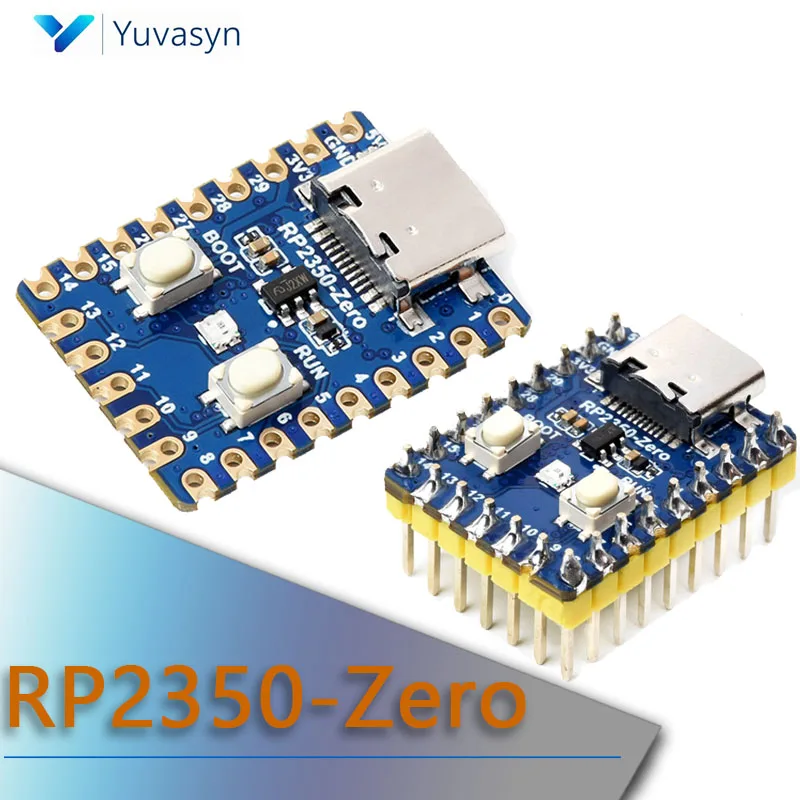 RP2350-Zero Development Board Mini RP2350 Board Based on Raspberry Pi RP2350A Dual-Core Built-in 520KB SRAM 4MB Flash Type-c USB