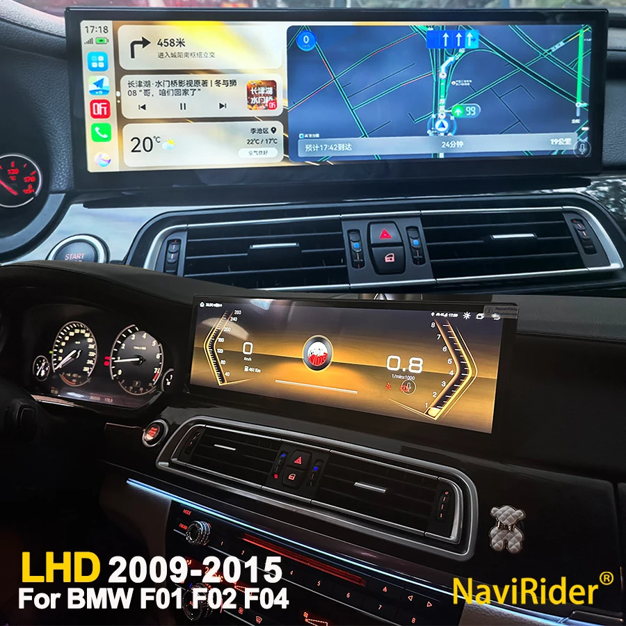 LHD 14.9 INCH For BMW 7 Series F01 F02 F04 2009-2015 CIC NBT System Car Radio Stereo GPS Navigation Multimedia Player Carplay