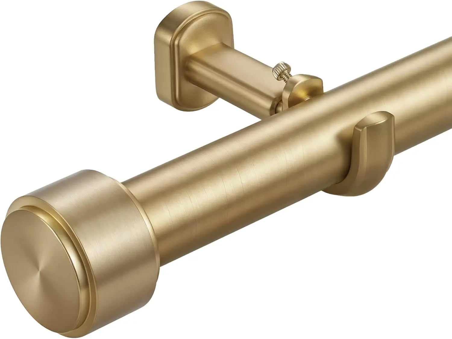 

Heavy Duty Curtain Rods, 1 1/4" Large Diameter Premium Nonadjustable Curtain Rod, 84in/7ft Custom Window Treatment Rods with