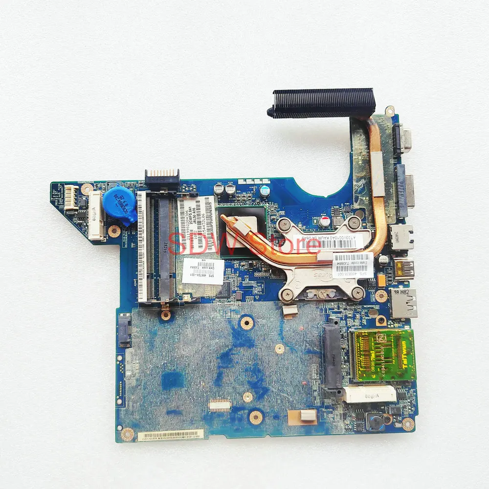 For HP Pavilion DV4 LA-4101P 511858-001 598091-001 Mainboard LA-4111P LA-4117P = 486724-001 Motherboard with Heatsink+CPU