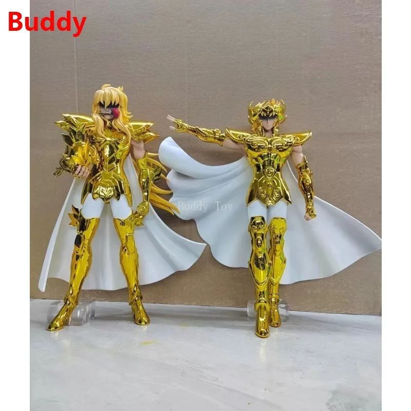 

In Stock Saint Seiya Myth Cloth New 1/6 Electroplating Gold Saints Leo Pisces OCE Color Resin Collection Statue Action Figures