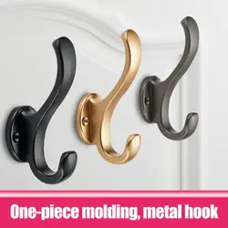 Anti-slip 1 Set Great Sturdy Structure Storage Hook Long-lasting Wall Hook Solid Color Household Supplies