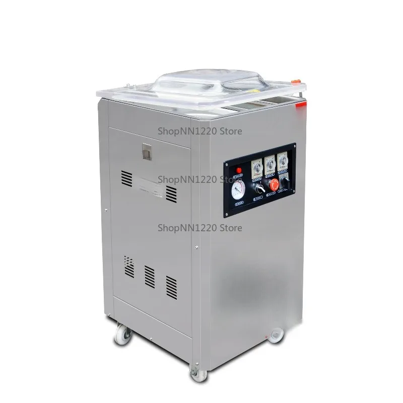 

Factory Price DZ 500 2E Mechanical Control Single Chamber Aeration Vacuum Packaging Machinery for Rice Stainless Steel Material