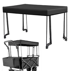 Removable Awning Canopy For Wagon Attachment Sun Shade Cover For Trolley Cart Removable Canopy Outdoor Camping Tools