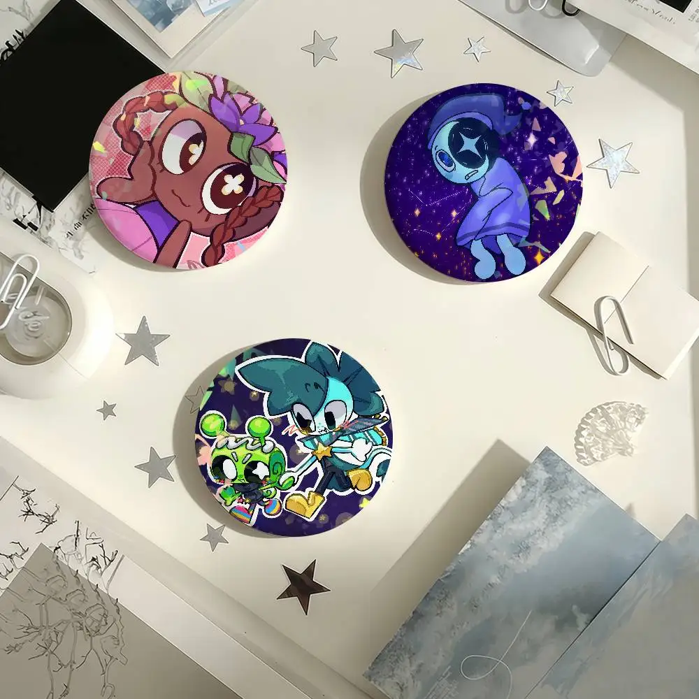 D-Dandys W-World Goob Bassie Astro insignia láser pines creativos broche para bolsa ropa sombrero decoración regalos Fans coleccionar