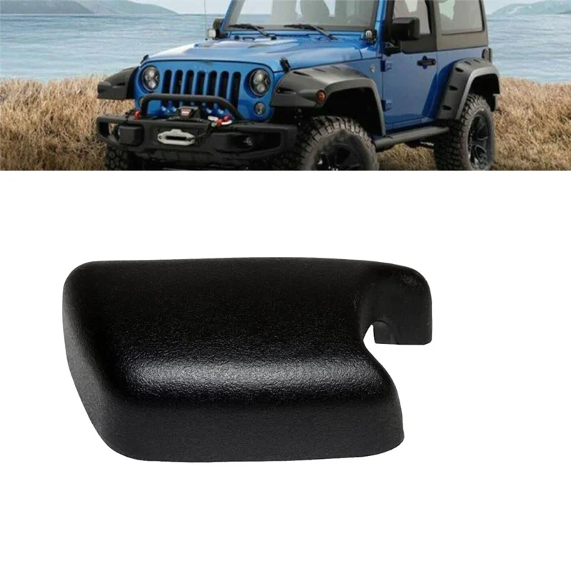 2Pcs 5HF07DX9AE Seat Belt Turning Loop Cover Left or Right Side for Jeep Wrangler JK 2011-2018 Seat Belt Retractor Caps