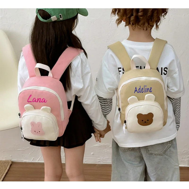 

Personalized Children's Bag, Teddy Bear Kindergarten Backpack, Mini Cute Animal, Male And Female Baby Anti Loss Backpack