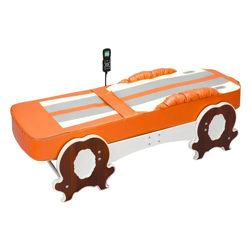 Multi functional jade thermal therapy bed, spinal combing bed, warm jade home use full body massage bed, electric massage