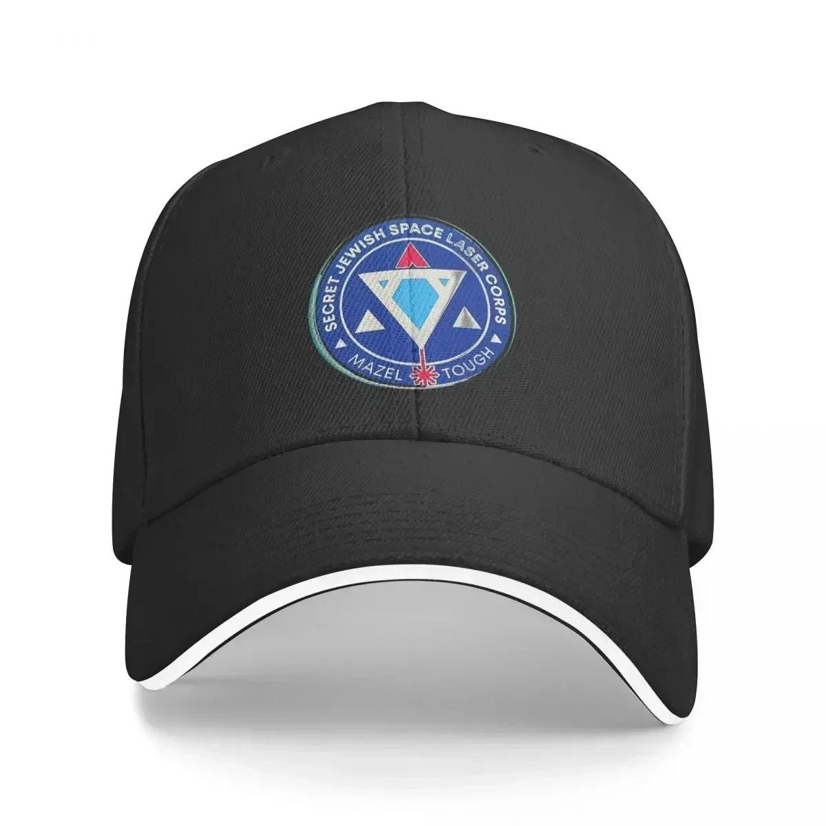 Jewish Space Lasers Baseball Caps Snapback Fashion Baseball Hats Breathable Casual Outdoor For Men's And Women's Polychromatic