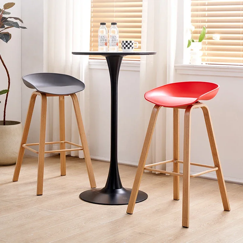 Minimalist Portable Bar Stools Design Narrow Nightclub Indoor Bar Stools Counter Reception Taburete Cocina Coffee Shop Furniture