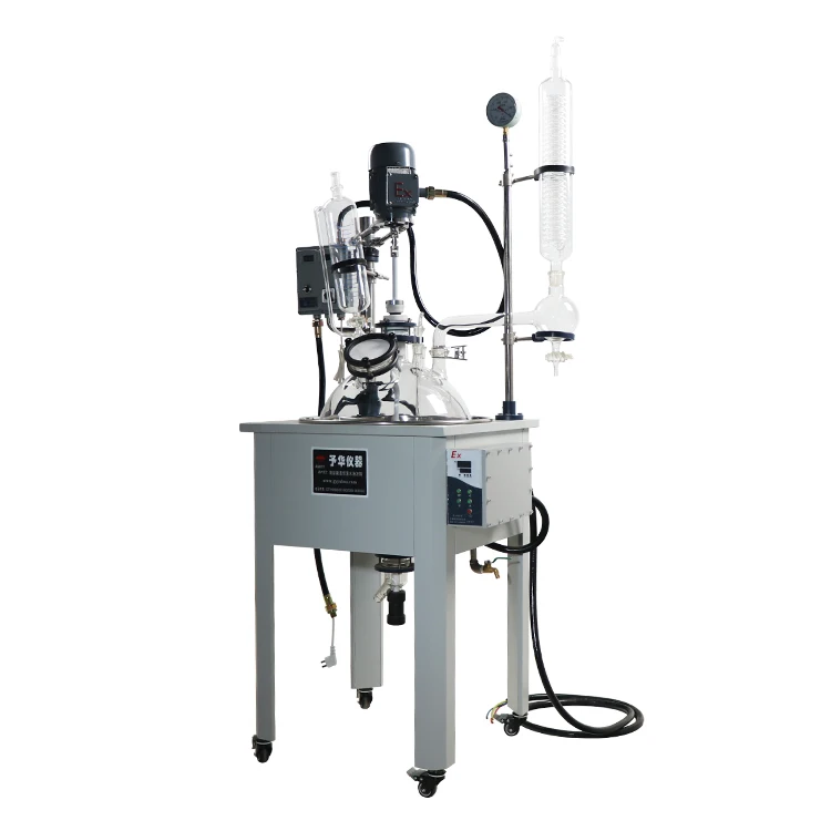 

10L 50L 100L Single-layer Glass Reactor Laboratory Reactor