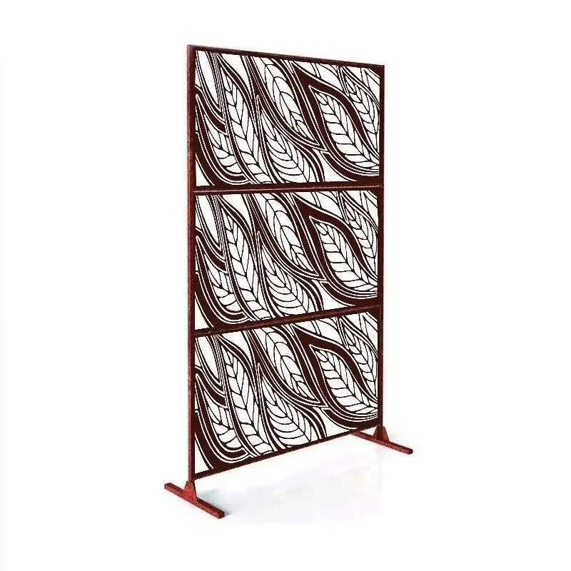 Gold Room Divider Partition for Home Decoration Welding Style Space Separator Interior Design Accent