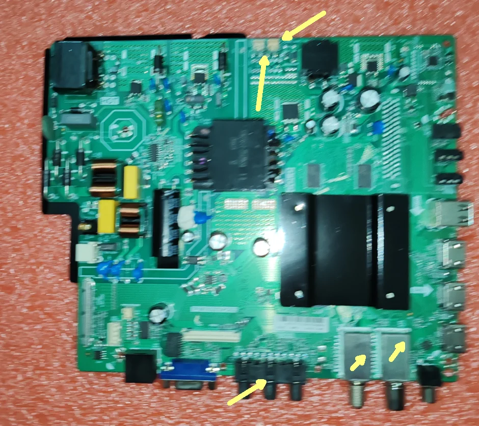 

TP.MT5522S.PC822 WiFi network TV motherboard, tested, physical photos, 2 specifications according to photos