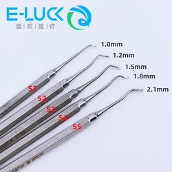 1Pcs Dentist Dental Restorative Excavator Double Ended Spoon Type S1-S6