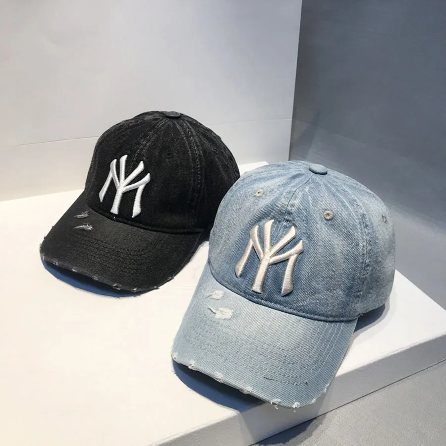 2026 Neue Unisex Baseballkappen mit Buchstabenstickerei und Löchern, Frühling Herbst Outdoor Verstellbare Freizeithüte Sonnenschutzhut – Detail 2