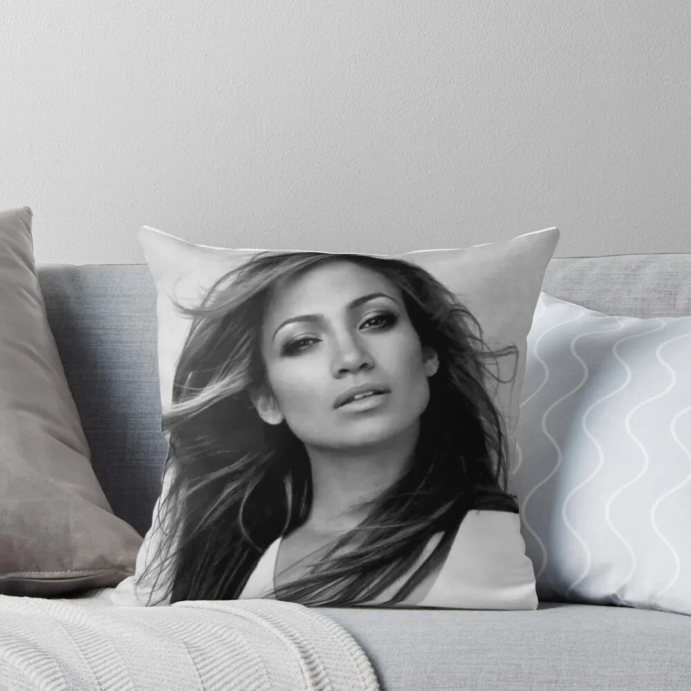 

Jennifer Lopez! Throw Pillow Cusions Cover Christmas Pillow Cases Christmas Cushion For Home Anime