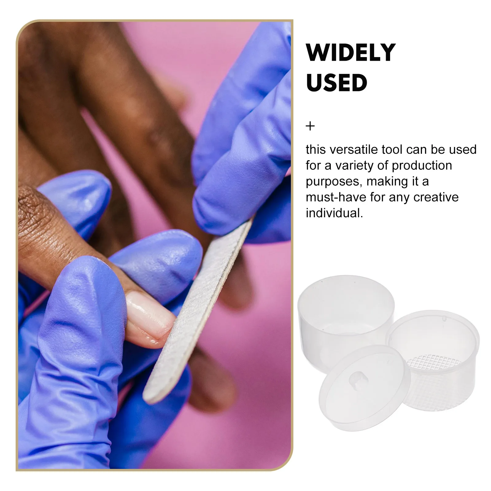 

Sturdy Nail Tool Cleaner Box Manicure Tools Soaking Tray Beauty Salon Home Use Organizer For Tweezers Nail Art Tools Cleaning