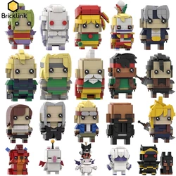 Bricklink Game Fantasyed Action Figures Zack Fair Tifa Aerith Cloud Mog Brickheadz Sets Building Blocks Kid Toys Christmas Gift