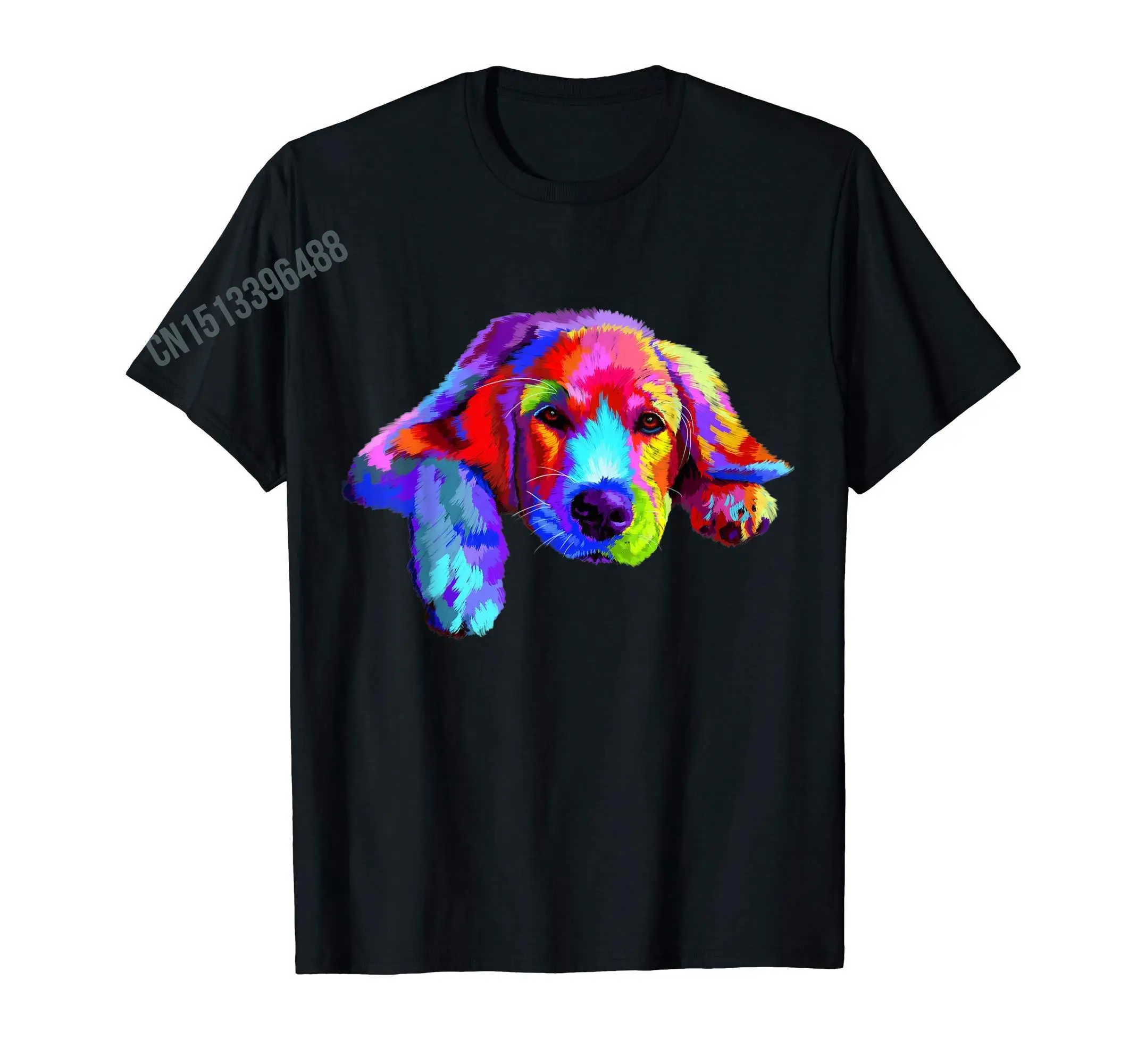 Don\'t Stop Retrieving Retro Golden Retriever Dog T-Shirt 100% Cotton Men Women Hip Hop T Shirts For Gift Size XS-5XL