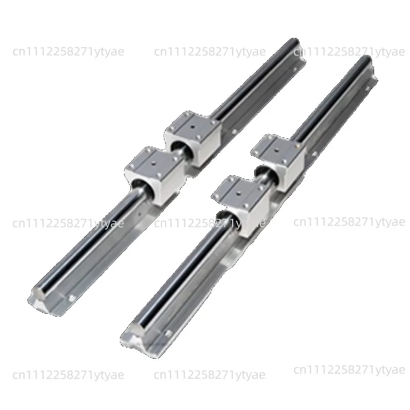 Guide rail Slide block set Linear high-precision woodworking saw table Aluminum support cylindrical optical axis 16/20/25