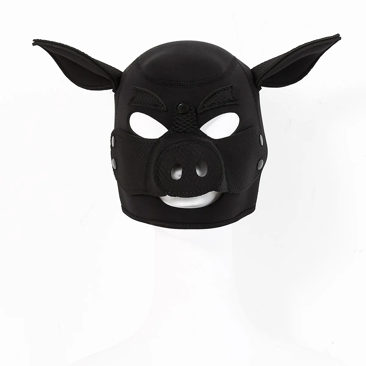 New Party Pig Masks Play Pink Pig Hood Mask BDSM Bondage Soft Padded Pig Slave Role Play Cosplay Sex Toys For Couples Men Gay