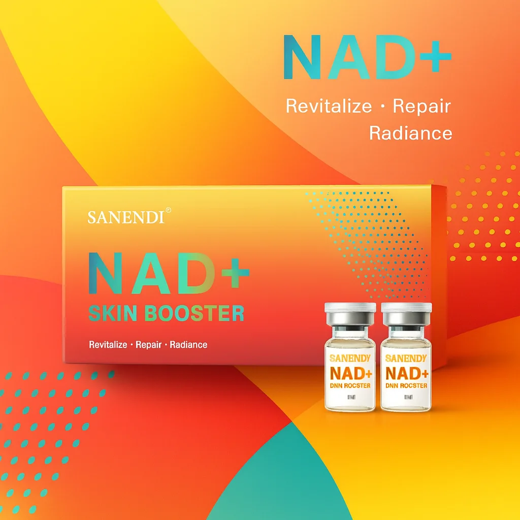 أحدث مصل NAD+ BIO لرفع الوجه PDRN Essence الببتيدات NAD Plus مصل Dr.Pen للشيخوخة والبشرة الباهتة 7 مل * 5 قوارير