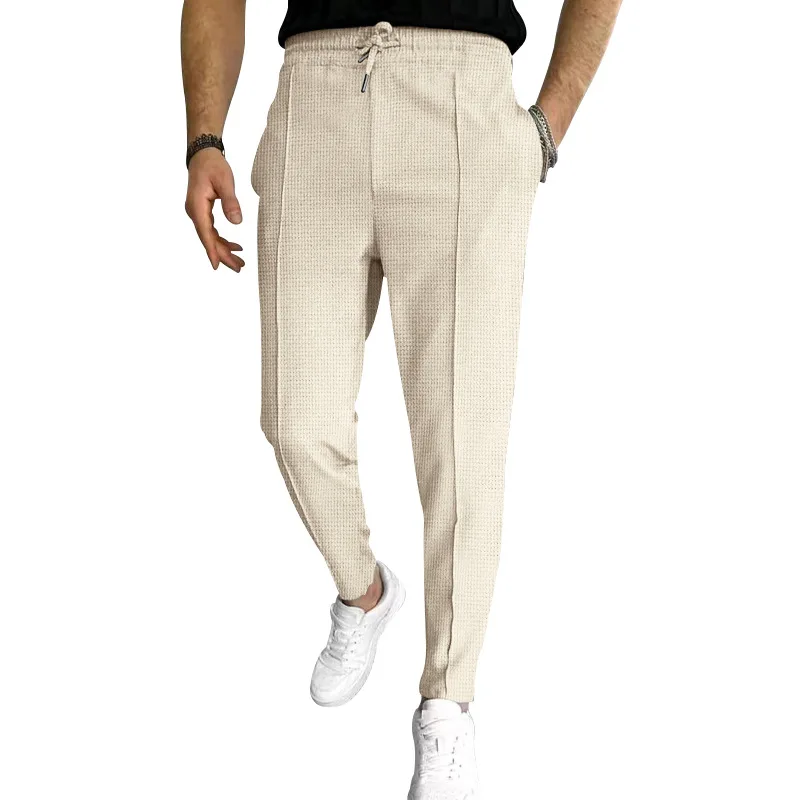 2024 Amazon Sommer neue Herren europäische und amerikanische unabhängige Station Kordel zug Sport Freizeit hose für Männer – Detail 19