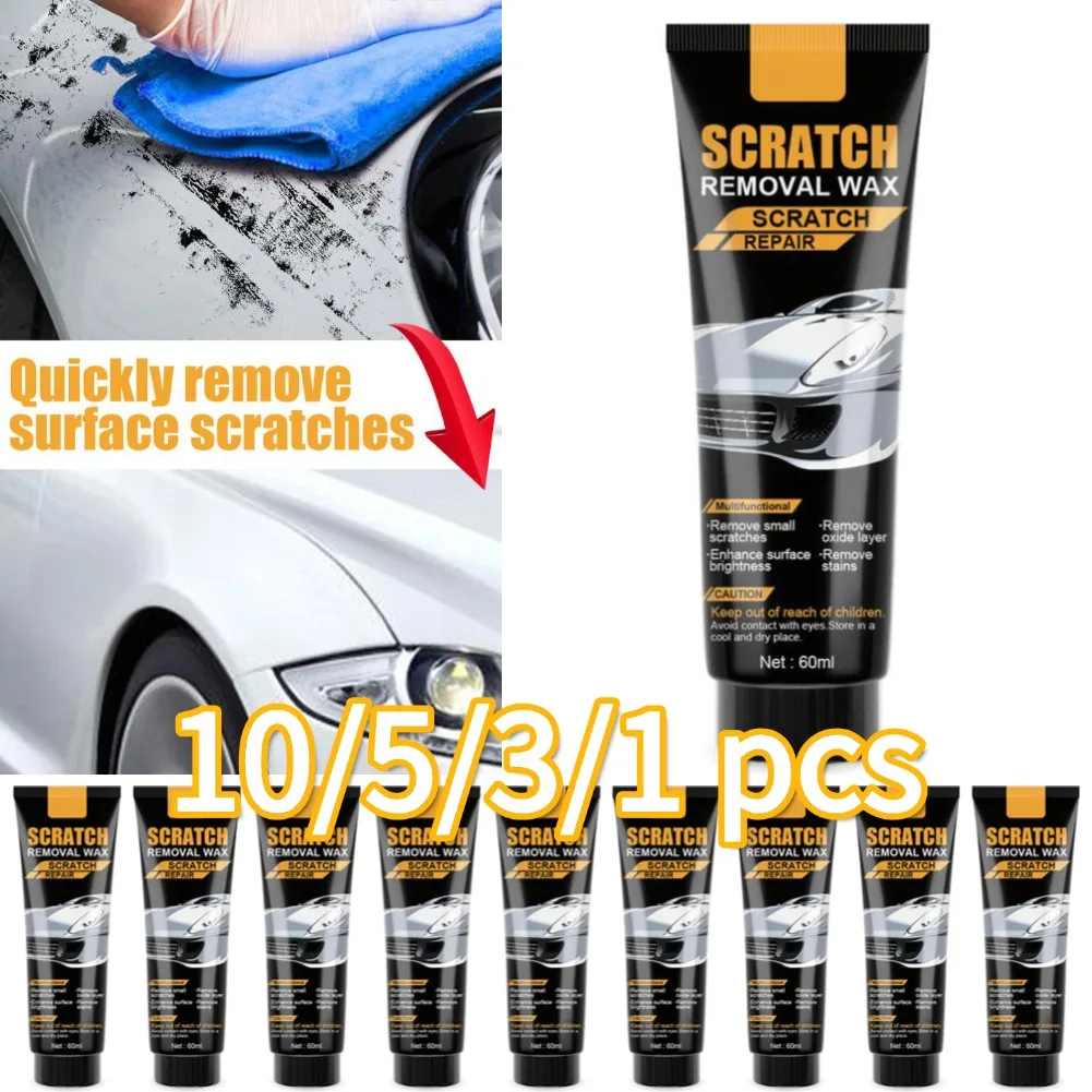 10/5/3/1 pcs Car Scratch Remover Auto Paint Care Tools Scratches Repair Polishing Auto Body Grinding Compound Anti Scratch Wax