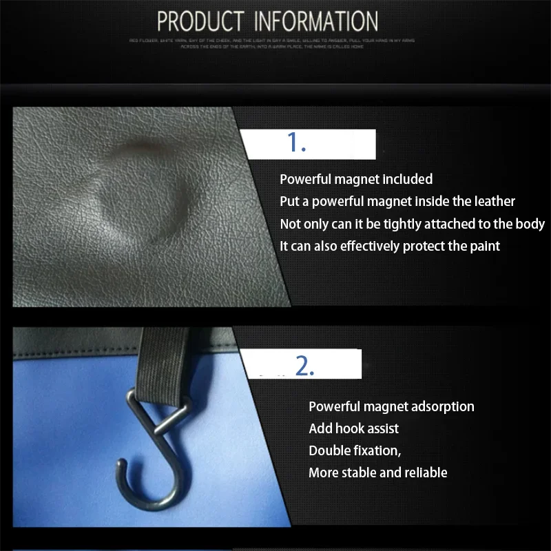 Universal Auto Magnetische Front Fender Abdeckung Faltbare Schutz Mechaniker Arbeit Matte Auto Reparatur Pad – Detail 8
