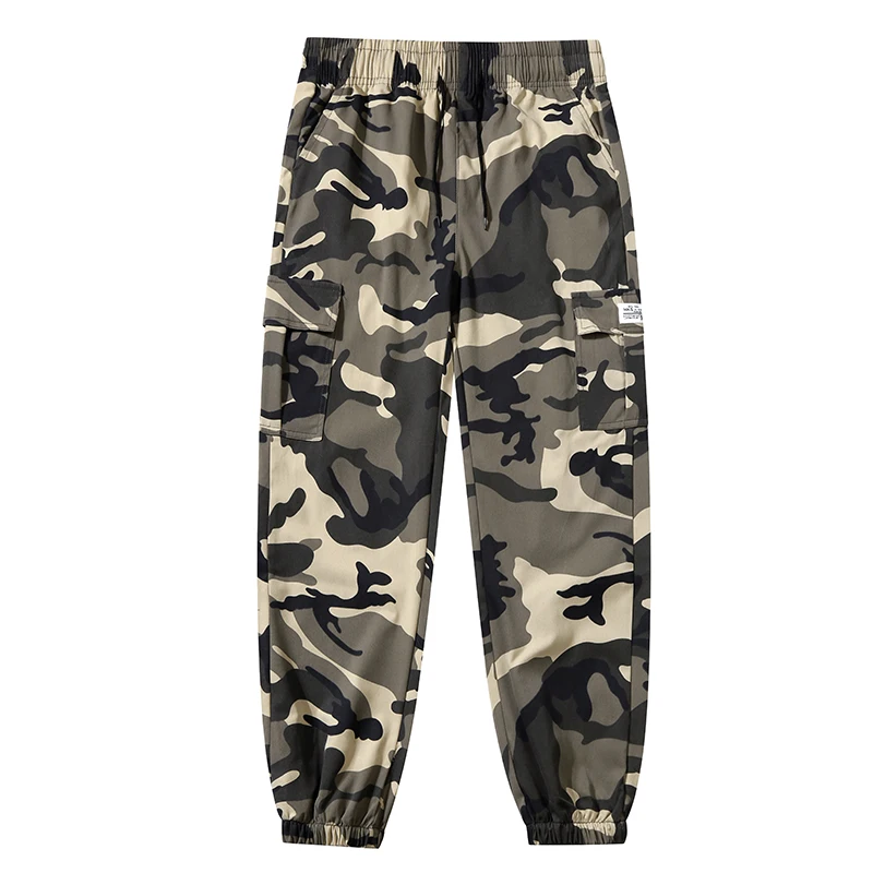 L-7XL Camouflage Jogger Pants Mens Spring Autumn Pencil Harem Pant Men Comfortable Trousers Camo Joggers Multiple Pockets