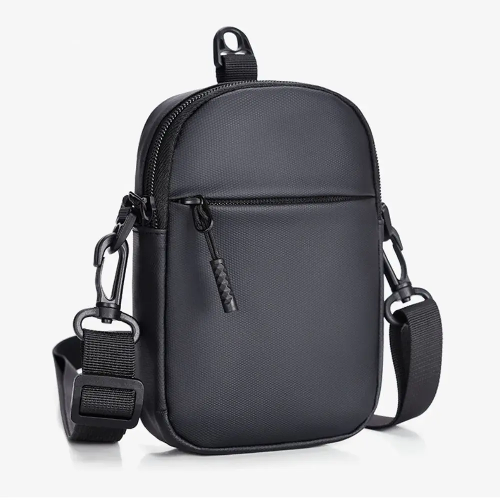 Fashion Canvas Men's Shoulder Crossbody Bag Mini Sport Chest Bag Phone Handbag Casual Small Sling Pack Male