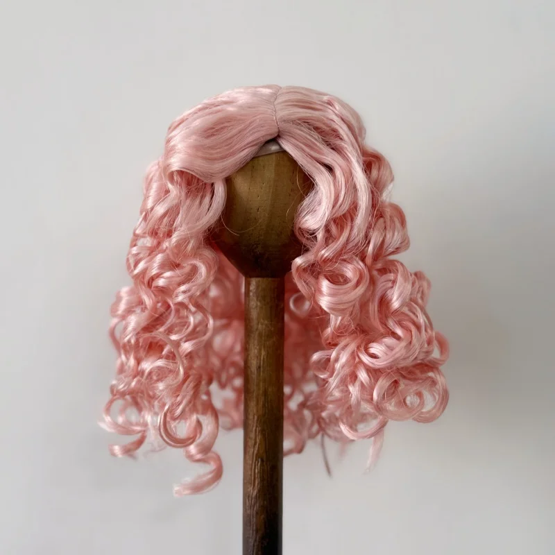 JD073 Wszystkie rozmiary Długie kręcone peruki BJD Hurtownia Syntetyczna peruka dla lalek moherowych Hurtownia włosów Najlepsza sprzedaż akcesoriów