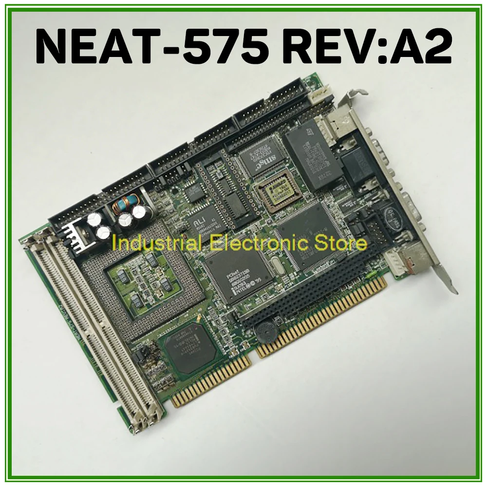 Industrial Control Motherboard 586 Half Long ISA NEAT-575 REV:A2