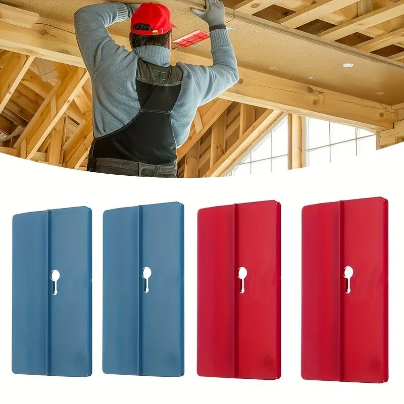 

4pcs Pro Plastic Drywall Support Kit – Ceiling/Wall Aligner, Easy Install, Carpenter/DIY/Roof Shelf