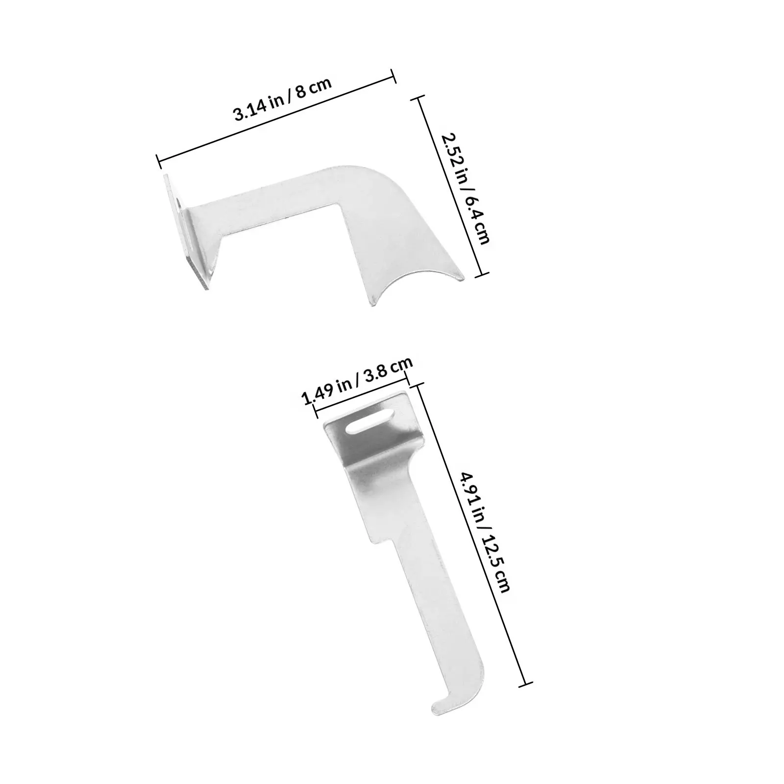 1Set Radiator Hook Metal Parts Brackets Heating System Installation Radiator Mounting Hardware Home Heating