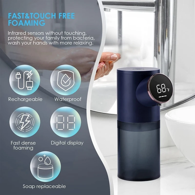 Il dispositivo di lavaggio delle mani in schiuma induttiva dovrebbe evitare il contatto con il dispositivo di lavaggio delle mani in schiuma ricaricabile con Dispenser di sapone