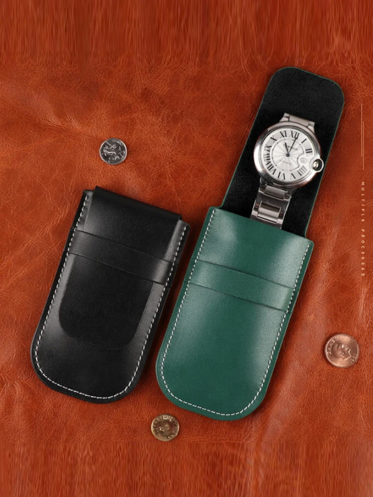 حافظة ساعة جلدية مريحة ومبتكرة ذات حافة فضفاضة لتخزين الهدايا الراقية #2