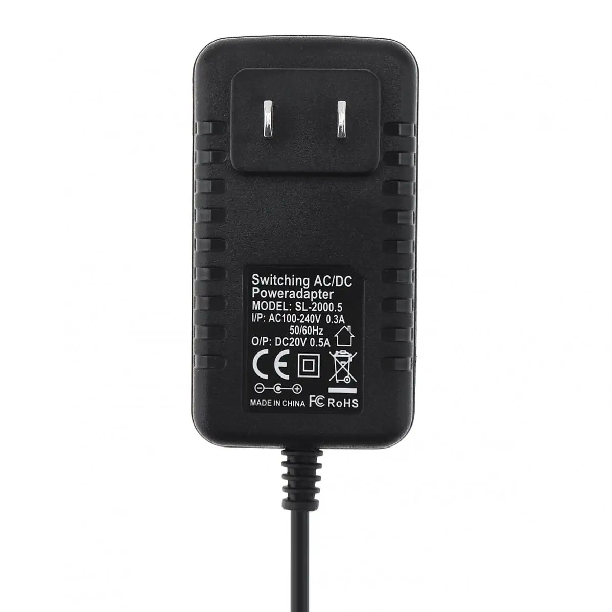 DC 20V 0.5A Power Adapter AC100-240V Universal Power Adapter Supply Charger Adaptor