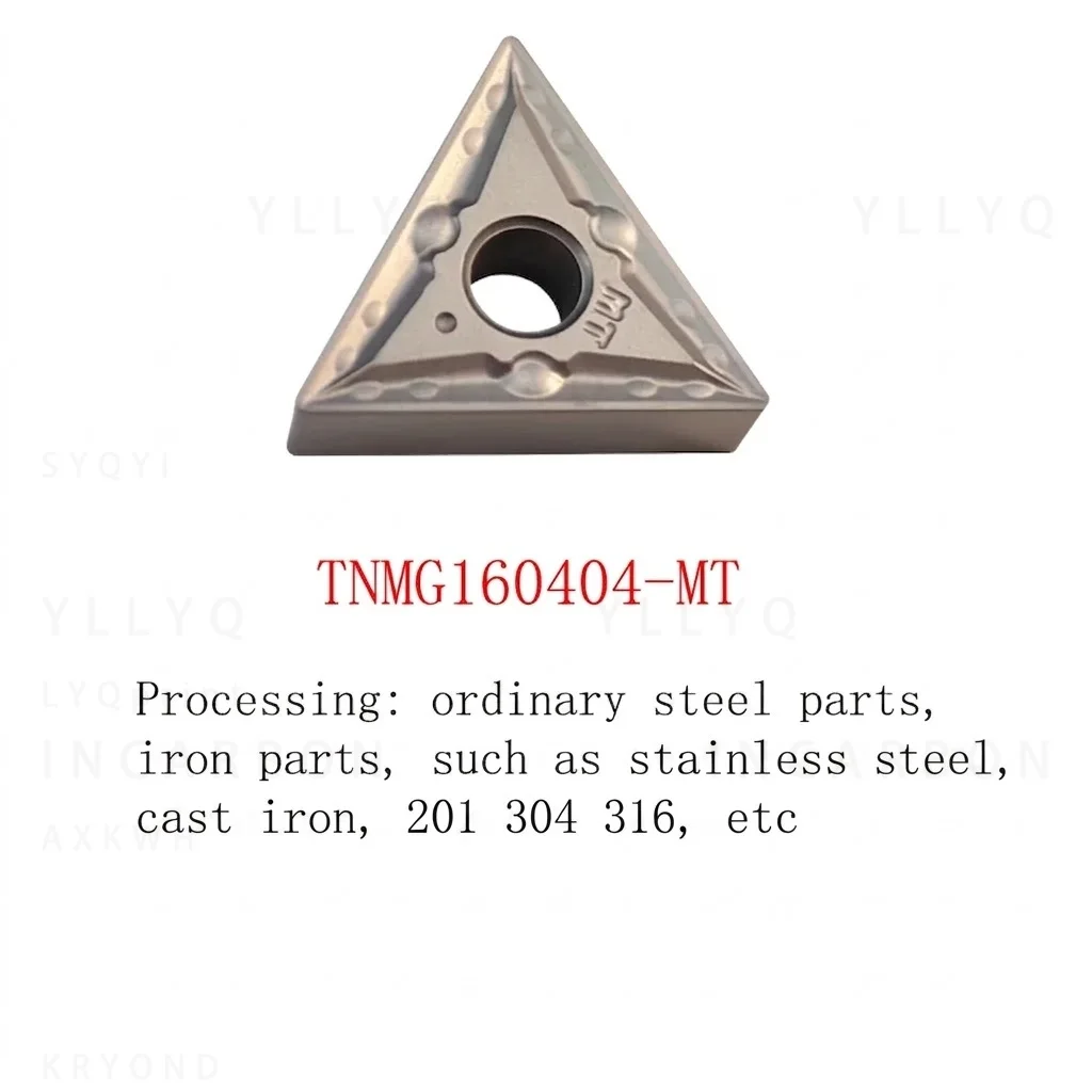 5PCS Cermet CNC Triangular Inner Hole Turning Insert Fine Turning TNGG 160404-2G High Precision Carbide Insert for Lathe Machine