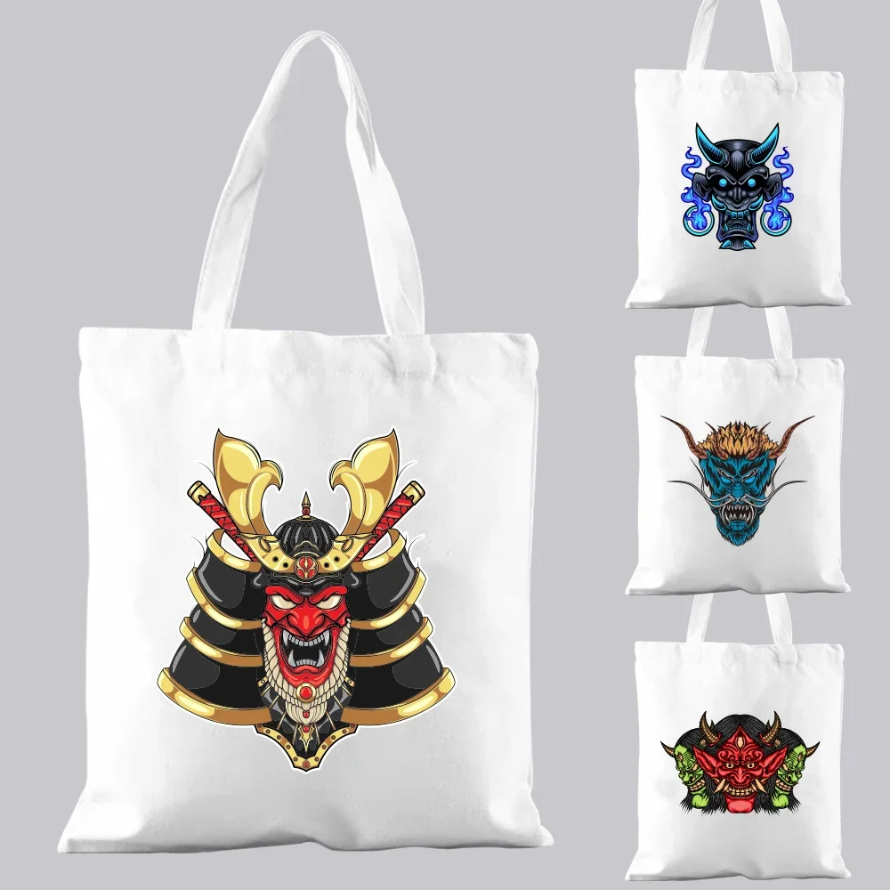 Shopper Bags Women's Bag Casual Large-capacity Monster Pattern Series Canvas College Student Shoulder Bag 2026