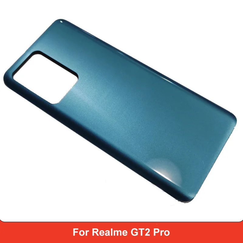 2 PCS Tampa Traseira de Bateria para Realme GT2 Pro, Peça de Reposição para Reparo