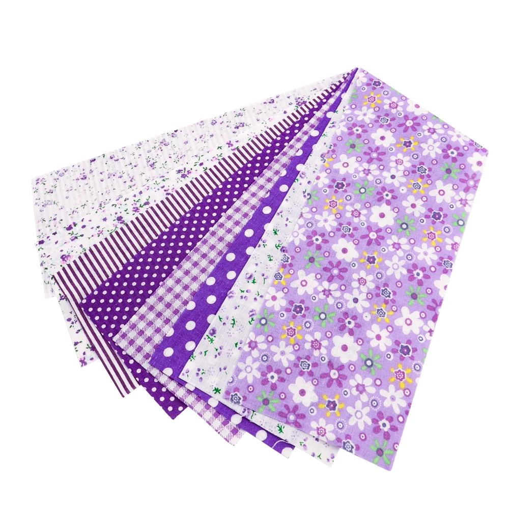 Teramila Neuheiten Bunte Design 6-8 PCS /Lot 9CM x 50CM Nähen Material Baumwolle Gelee rollen Streifen Plain Stoff Patchwork – Detail 20
